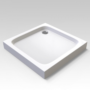 Душевой поддон Veconi Tezeo acrylic TZ-02, 900x900x140, акрил, белый Ника